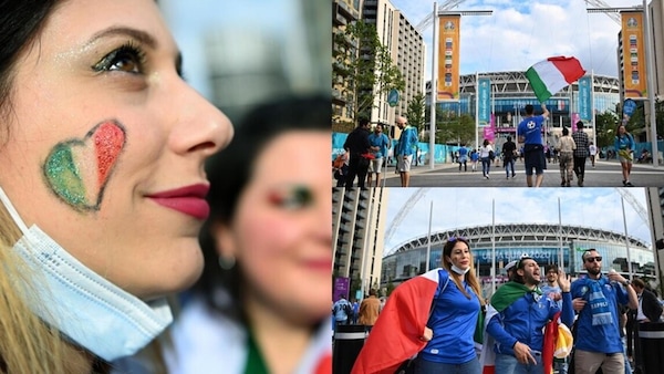 I tifosi azzurri invadono Wembley: che festa per Italia-Austria