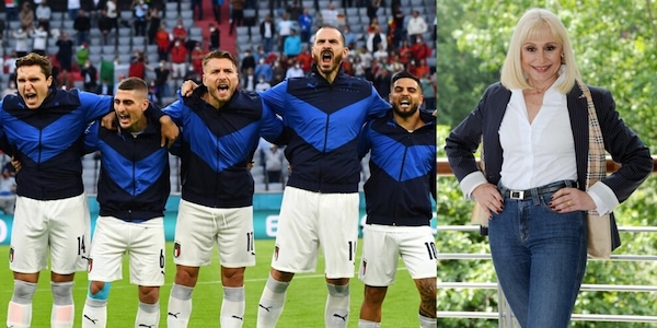 Italia-Spagna, l'omaggio della Nazionale a Raffaella Carrà