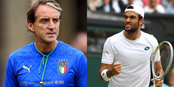 Favola Berrettini, Mancini: "Il cuore a Wembley e Wimbledon"