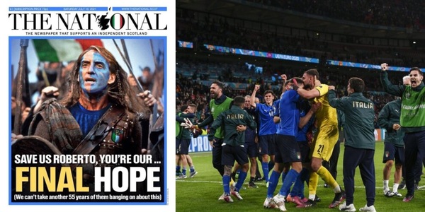 Mancini Braveheart, la Scozia tifa Italia