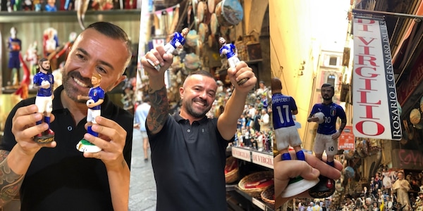 Immobile e Insigne pronti alla finale anche nel presepe