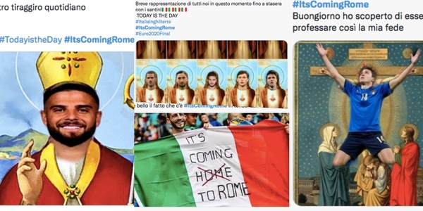 Italia-Inghilterra, sui social spunta #ItsComingRome
