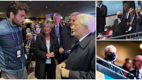 Italia-Inghilterra: Mattarella tifa per gli azzurri in tribuna