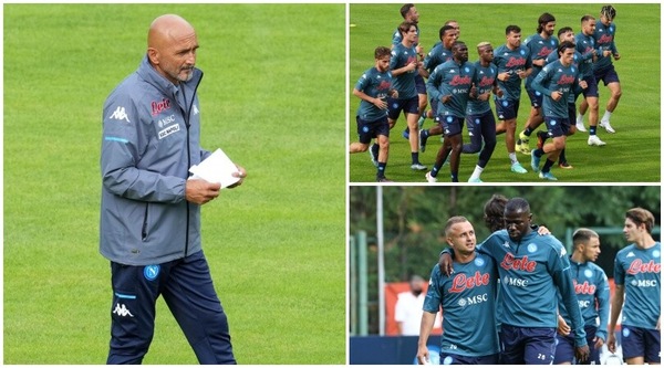 Napoli, parte l'era Spalletti: prime corse sotto gli occhi di De Laurentiis