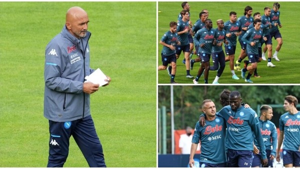 Napoli, parte l'era Spalletti: prime corse sotto gli occhi di De Laurentiis