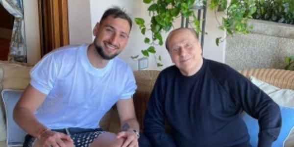 Donnarumma incontra Berlusconi: "É sempre un privilegio"