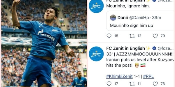 Roma, Azmoun segna e lo Zenit avvisa: "Mourinho, ignoralo!"