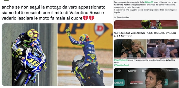Valentino Rossi si ritira: le reazioni social dei tifosi del Dottore