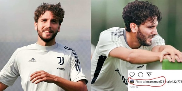 Locatelli, like alle foto con la maglia della Juve