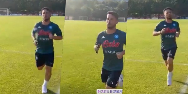 Napoli, Mertens corre verso il recupero