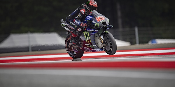 MotoGp, warm-up Gp Austria: Quartararo il più veloce, Rossi 18°
