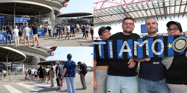 L'Inter campione d'Italia inaugura la Serie A: che entusiasmo al Meazza