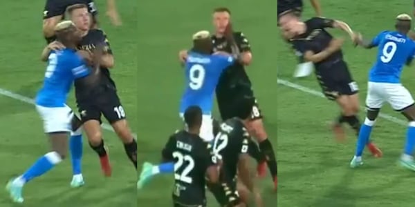 Napoli-Venezia, espulsione Osimhen: se questo è uno schiaffo!