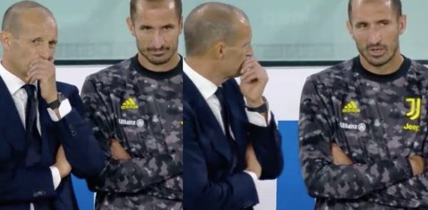 Juve ko, il labiale di Chiellini ad Allegri: "Questi sono..."
