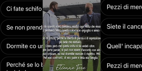 Lazio, insulti e minacce ad Etienne Tare: lui risponde così sui social