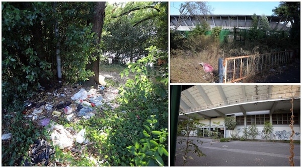Stadio Flaminio abbandonato all'incuria: ecco come è ridotto oggi