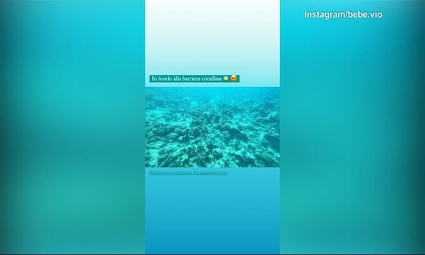 Bebe Vio sott'acqua fino alla barriera corallina