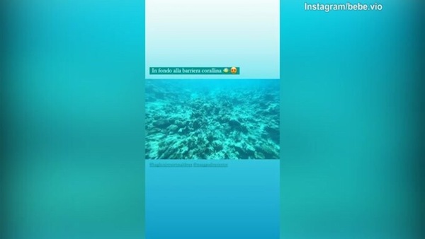 Bebe Vio sott'acqua fino alla barriera corallina