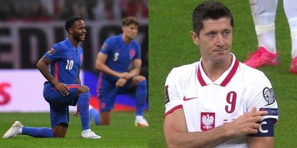 Lewandowski, il gesto che ha zittito i fischi razzisti durante Polonia-Inghilterra