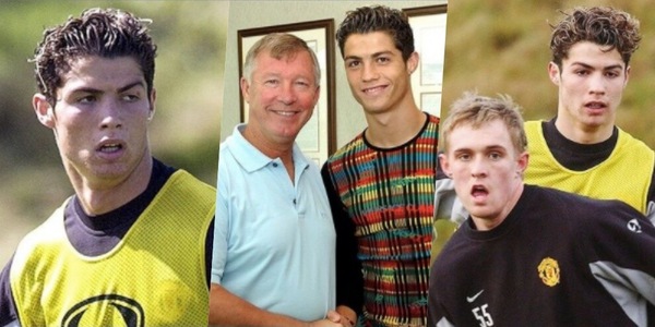 Ronaldo prima e dopo: la trasformazione al Manchester United