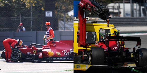 F1, Sainz coinvolto in un brutto incidente nelle libere del Gp di Monza