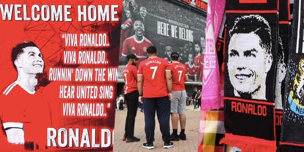 Manchester United, Old Trafford in festa per il ritorno di Ronaldo