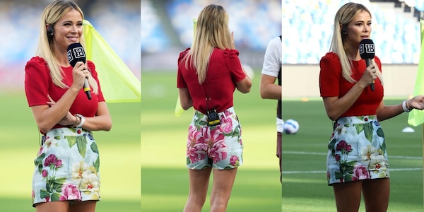 Diletta Leotta in shorts incanta allo stadio 'Maradona' FOTO