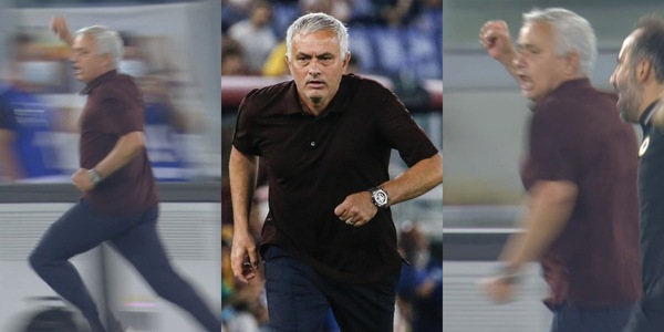 Mourinho, che partita: sguardi, indicazioni e quella pazza corsa dopo il 2-1