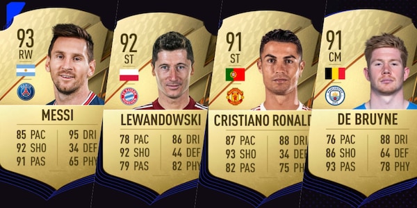 Fifa 22, le nuove carte: i valori dei top player