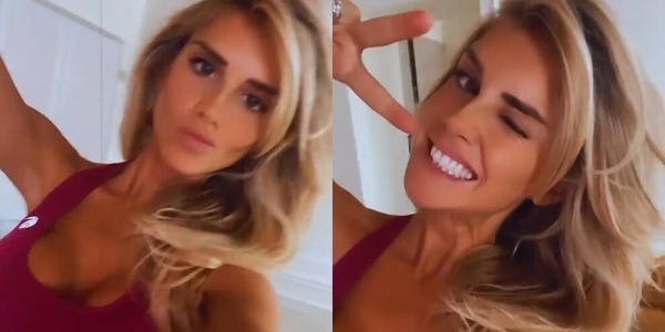 Michela Persico, l'allenamento è anche sexy...
