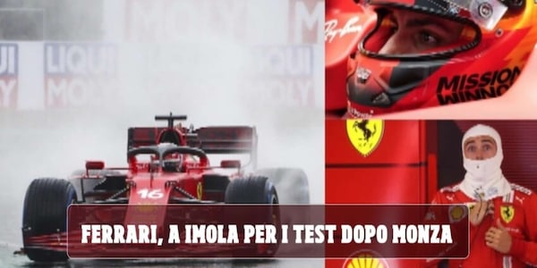 Formula 1, Leclerc e Sainz scatenati a Imola per i test Ferrari