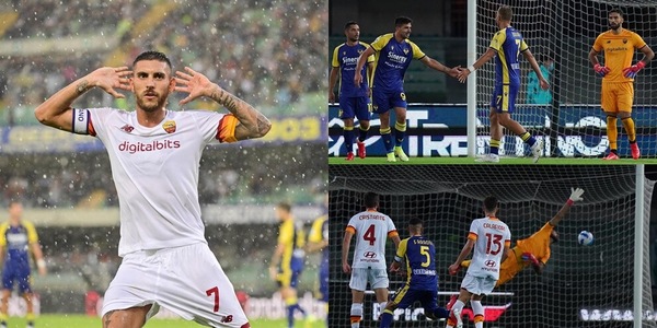 La magia di Pellegrini non basta alla Roma: Mourinho ko 3-2 a Verona