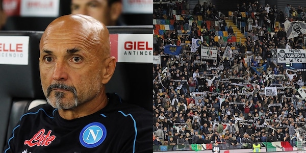 Udinese-Napoli: cori e insulti a Spalletti, la reazione è esemplare