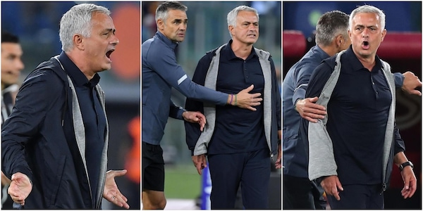 Roma: Pellegrini espulso, Mourinho furioso con l'arbitro