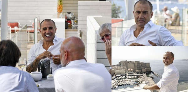 Cannavaro, la conferenza stampa a Napoli dopo l'addio al Ghuangzhou Evergrande