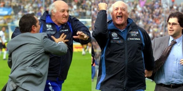 Carlo Mazzone, messaggio social a 20 anni dalla corsa sotto la curva dell'Atalanta
