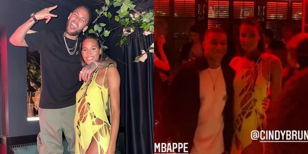 Neymar, Mbappé e Verratti: festa folle per la top model Cindy Bruna