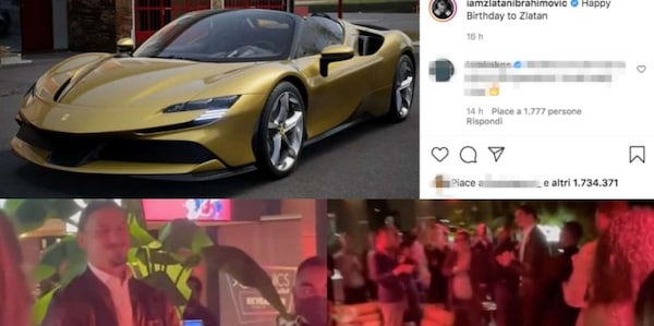 Ibrahimovic, per i 40 anni si regala la Ferrari SF90 Spider da 500mila euro