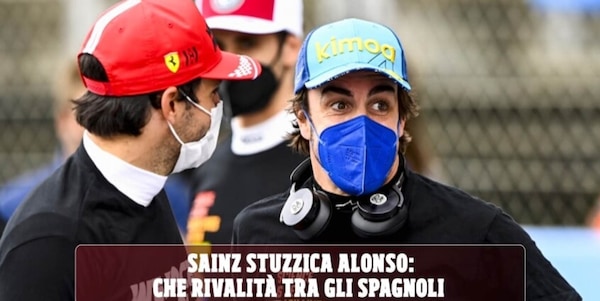 Sainz e quel derby spagnolo con Alonso: “Il mio sogno per il 2022? Lottare contro di lui sul podio"