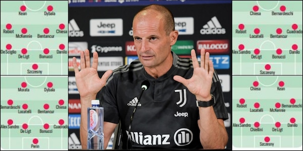 Juve-Roma, Allegri cambia ancora: ecco tutte le sue formazioni