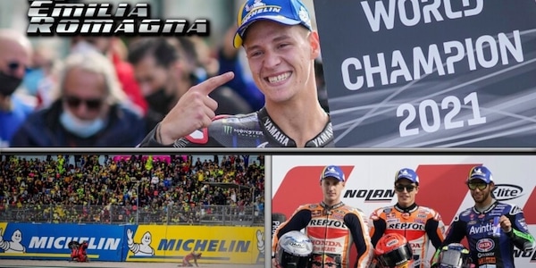 GP Emilia Romagna: la Yamaha torna a vincere il titolo, a casa di Valentino