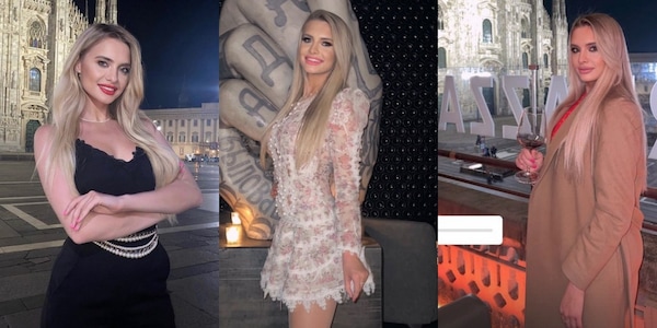 Olga Kalenchuk, festa di compleanno a Milano
