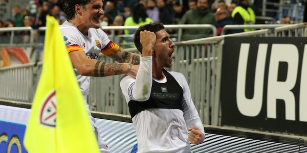 Roma, dalla paura alla gioia: magia di Pellegrini, Cagliari ko