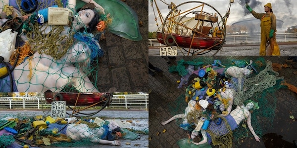 Sirene uccise dai pescherecci: la clamorosa protesta a Glasgow