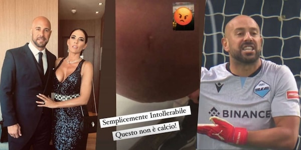 Lazio, la moglie di Reina furiosa sui social: "Questo non è calcio"