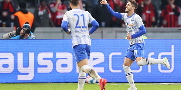 Bundesliga, Jovetic frena il Leverkusen: 1-1 con l'Hertha Berlino
