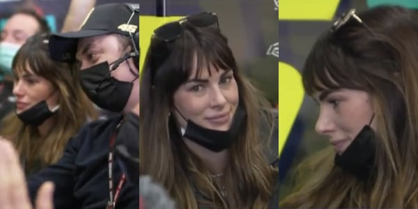 L'addio di Valentino Rossi e le lacrime di Francesca Sofia Novello