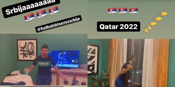 Serbia ai Mondiali, la pazza gioia di Djokovic