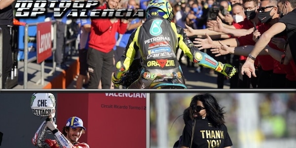 GP Valencia: la MotoGP si inchina davanti a Valentino Rossi
