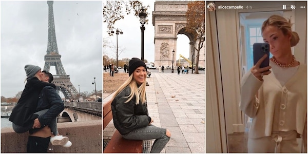 Alice Campello e Alvaro Morata: fuga d'amore a Parigi